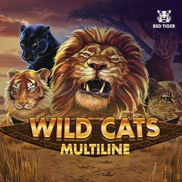 Redtiger : Wild Cats Multiline - SMARTGAMING138
